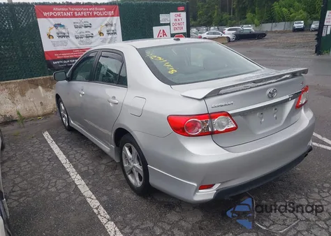 2011 Toyota Corolla S from USA, damaged, VIN 2T1BU4EE8BC597853